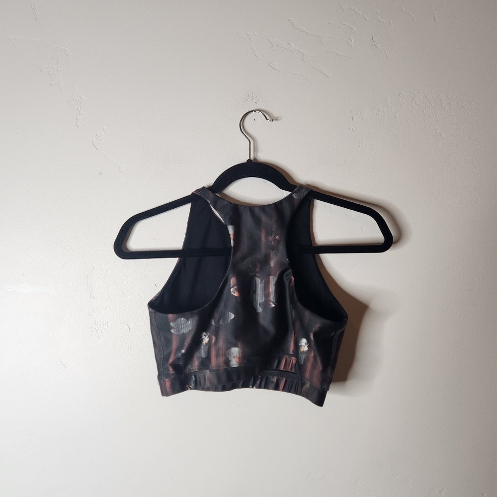 Peloton Show Up Floral High Neck Bra Size Medium - Picture 4 of 7